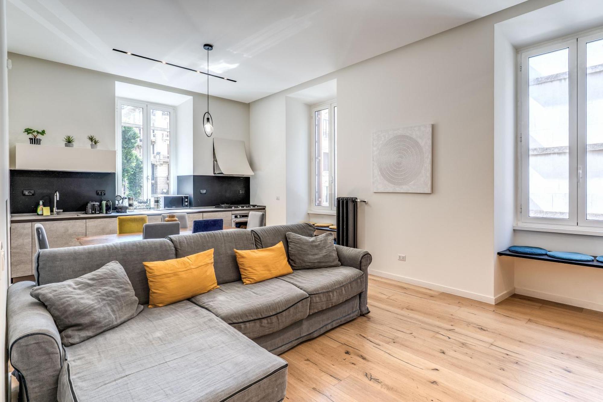 Stylish Big Flat In Piazza Del Popolo Appartamento Roma